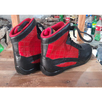 Chaussures d'entraînement de boxe et de lutte professionnelles, respirantes, antidérapantes, en cuir de haute qualité, dessus en mesh, personnalisées, Mudassar
