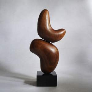 Escultura de mesa de madera, artículo de decoración perfecto para regalo, para inauguración de casa, celebraciones en el hogar, decoración de mesa de sala de estar - Product Image 4