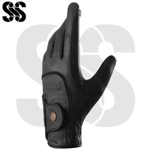 Gants d'équitation d'hiver tendance de haute qualité, légers et faciles à porter, en cuir synthétique, protection complète des doigts, sécurité - Product Image 2