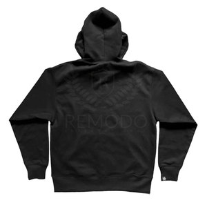 Sudadera con capucha de punto suave para mujer, estilo urbano de invierno, con cremallera y logo frontal - Diseño cómodo y elástico - Product Image 3