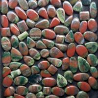 Magnifique Cabochon Fait Main en Pierre de Sang de Dragon Naturelle de Grade AAA, Agate Verte, Cristal de Guérison, Gemme en Vrac, Certifié par un tiers