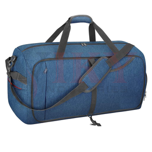 Bolsa de lona de viaje impermeable de gran capacidad de venta caliente, bolsa de estilo deportivo de lona hecha a medida Weekender/OEM ODM - Product Image 2