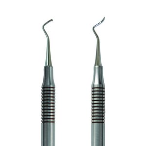 Curetas Gracey de acero inoxidable de buena calidad 1/2, mango hueco Periodontal Dental, instrumentos de doble extremo, escalador de sonda dental - Product Image 2