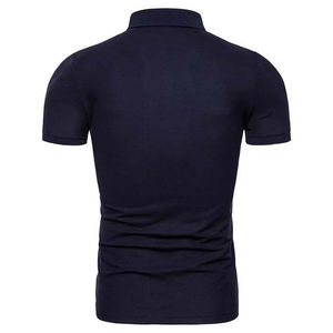 Jersey con cremallera de cuarto para hombre, camisetas ligeras con cuello de Polo, polos informales de manga corta, ropa diaria, nuevo estilo de moda - Product Image 2
