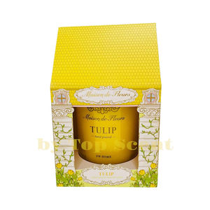 Bougie artisanale JBPQ pour le bien-être, décoration aromathérapie tulipe, cire de paraffine - Product Image 2