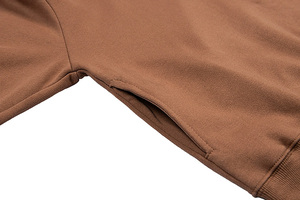 เสื้อฮู้ดแบบสวมหัวของผู้ชายทรงครอปโอเวอร์ไซส์แบบกำหนดเองได้ TB664 - Product Image 4