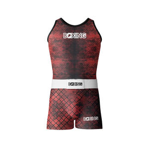 Conjunto de Uniforme de Boxeo con Camiseta Deportiva Transpirable y Pantalones Cortos Ligeros Diseñados para Mayor Comodidad Durante el Entrenamiento y el Sparring - Product Image 2