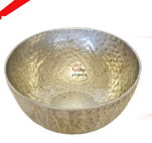 Tazón para servir de forma ovalada de aluminio y metal de gran calidad con asa para restaurante y bar de hotel - Product Image 4