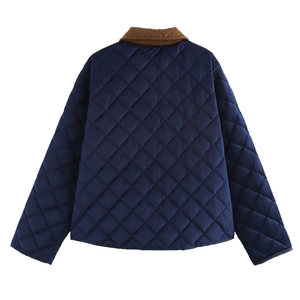 Manteau d'hiver pour femme, style nouveau, haute qualité, coupe-vent, en daim, rembourré 100% duvet polyester. - Product Image 2