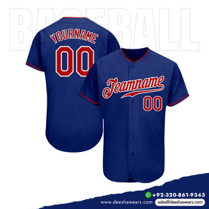 Camiseta Deportiva Personalizada con Botones Completos para Hombre, Transpirable, de Secado Rápido, Antibacteriana, Sublimada, para Béisbol - Product Image 4