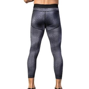 Leggings de compression pour hommes les plus vendus, entièrement personnalisés, qualité supérieure, coton/bambou, taille élastique pour le sport, la salle de sport, le yoga, la course à pied - Product Image 3
