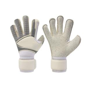 Gants de gardien de but de football professionnel de haute qualité en cuir durable personnalisable avec une excellente protection des doigts - Product Image 1