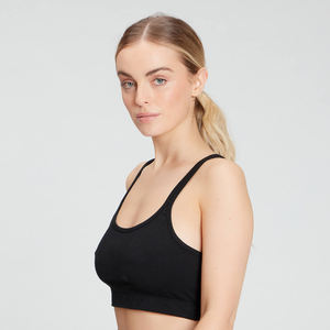 บราออกกำลังกายไร้รอยต่อระบายอากาศได้ดีเป็นมิตรต่อสิ่งแวดล้อมสำหรับผู้หญิงปรับแต่งโลโก้ได้ตามต้องการ - Product Image 3