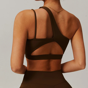 Sujetador deportivo a prueba de golpes para mujer, ropa interior deportiva para gimnasio con espalda hermosa para mujer, correas de hombro oblicuas para correr, Fitness, Yoga - Product Image 5