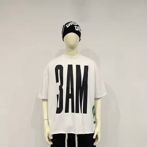 Diseño personalizado con estampado Dtg y camisetas gráficas con logotipo en blanco de talla grande OEM Acid Wash unisex 100% algodón Vintage camisetas de gran tamaño - Product Image 5