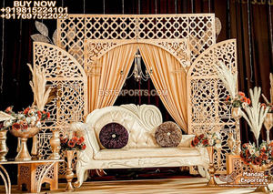 Arabian Theme Laser Cut <b>Backdrop</b> <b>Frames</b> for Wedding Outdoor Wedding Laser <b>Frames</b> Stage Arabic Style Stage Decor Laser <b>Frames</b> USA - Product Image 2