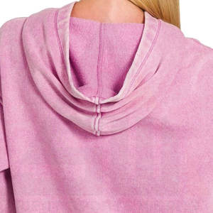 Sudadera con Capucha Extra Grande para Mujer, Lavado Ácido Premium, de Alta Calidad, Duradera y Cómoda - Product Image 5