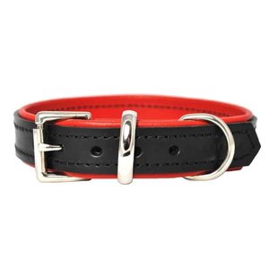 Collier pour chien en cuir de qualité supérieure, finition cloutée, design simple et luxueux, pour petits et grands chiens, durable, respirant, écologique - Product Image 1