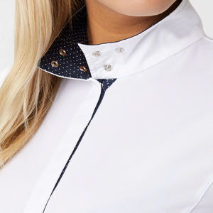 Chemise d'équitation à manches courtes pour femmes, vêtements d'équitation d'été - Product Image 5