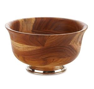Bol de service en bois forme ronde pour la maison hôtel et restaurant prix de gros aliments sûrs ustensiles de cuisine en bois bol et supports - Product Image 1