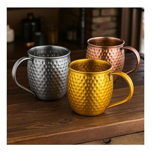 แก้วกาแฟมอสโกทำจากทองแดงแก้วมักใส่เครื่องดื่มเพื่อสุขภาพแก้วมอสโกสไตล์คลาสสิก - Product Image 5