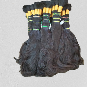 Wholesale Price Natural Color Human Hair Bundles 100% Raw Hair High Quality Peruvian Straight Double Drawn Bundles - Product Image 1