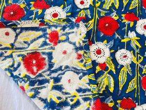 Juego de decoración de boda Bohemia moderna hecha a mano, servilletas de tela impresas en Bloque para cocina, comedor, decoración del hogar, servilletas de mesa lavadas - Product Image 6