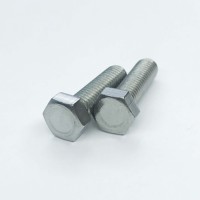 Baut Kepala Heksagonal Berulir Penuh dari Paduan Titanium Berlapis Seng dengan Harga Bagus & Kustom untuk Perakitan Mesin