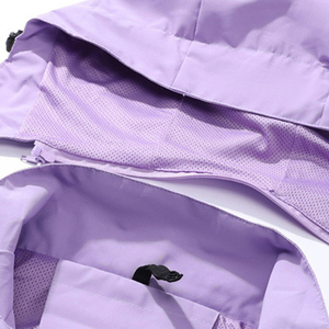 แจ็กเก็ตกันน้ำกันลมให้ความอบอุ่นสำหรับผู้ชายแจ็คเก็ตเดินป่าแบบเปียกปรับแต่งโลโก้ได้ - Product Image 2