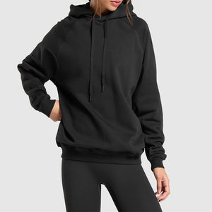 Ropa de calle de alta calidad, Sudadera con capucha de diseño personalizado para mujer, ropa informal para la temporada de otoño, cuello con capucha de Material de poliéster/algodón - Product Image 2