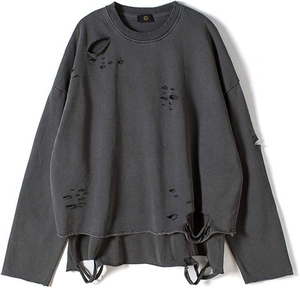 Sudaderas de gran tamaño pesadas desgastadas de alta calidad al por mayor sudaderas con capucha de lavado ácido sudaderas con hombros caídos al por mayor - Product Image 1