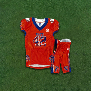 Customizable Children's American <b>Football</b> Uniform Breathable Short Sleeve Plus <b>Size</b> Manufactured Pakistan Sublimation Technique - Product Image 3