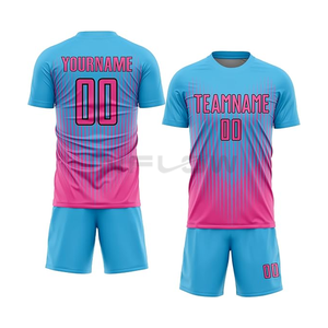 เสื้อเจอร์ซีย์ฟุตบอลระบายอากาศได้ดีแห้งเร็วแบบระเหิดพิมพ์โลโก้แบบอเมริกัน100% ผ้าโพลีเอสเตอร์ - Product Image 2