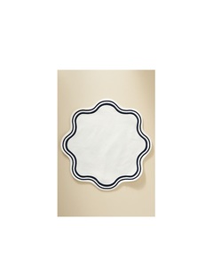 Luxury farmhouse style linen <b>placemat</b> for rustic kitchen <b>dining</b> <b>table</b> setting with natural handcrafted woven design - Product Image 6