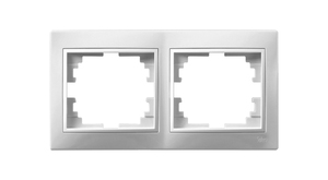 Cornice bianca a 2 elementi serie Europa (Solera ERP72U) - Product Image 1