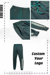 Conjunto Deportivo de Chándal con Capucha de Poliéster para Hombre con Logotipo Personalizado, Venta al por Mayor, Conjunto Deportivo de Contraste de Color para Correr - Product Image 6