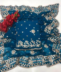 Indien/pakistanais sona chandi salwar kameez costume ensemble pour les femmes prêt à porter indien Punjabi goota robe Patiala fête porter robe - Product Image 6