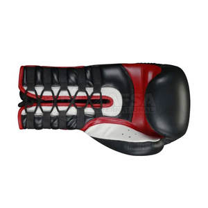 Guantes de boxeo con cordones de hecho profesional Guantes de boxeo con cordones de cuero genuino para adultos Guantes de entrenamiento Guantes DE BOXEO - Product Image 6
