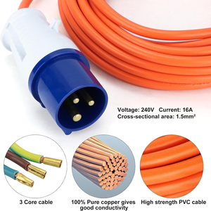 Kabel Ekstensi Daya Listrik Tugas Berat Caravan Camping 10/25M H05VV-F, Kabel Sambungan, Kabel Ekstensi Listrik - Product Image 2