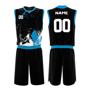 2025 dernier maillot de basket-ball par sublimation conception d'impression numérique 3D vêtements d'équipe de basket-ball personnalisés réversibles pour hommes - Product Image 2