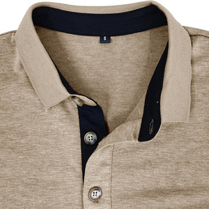 Logo personnalisé Polos pour hommes Fabricant OEM Services d'étiquetage et de tissus en coton respirant de style streetwear - Product Image 5