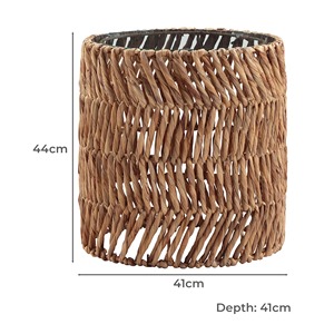 Table d'appoint cylindrique en jacinthe d'eau fabriquée au Vietnam Matériaux écologiques Meubles de maison Décoration intérieure Vente en gros - Product Image 4