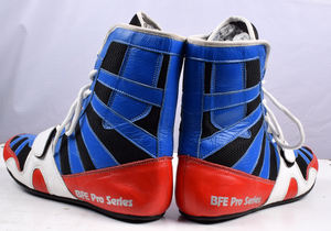 Zapatos de Boxeo y Lucha Libre Personalizados de Alta Calidad Internacional Superior, Botas de Entrenamiento de Kickboxing, Forro de Malla de Cuero Genuino y PVC - Product Image 3