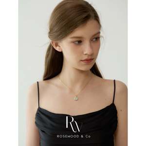 สร้อยคอจี้อะความารีนเคลือบทอง 18K พร้อมโซ่โทแพซสีฟ้า Tranquility ไม่หมองคล้ำ พลอยสีน้ำเงินรูปทรงเรขาคณิต - Product Image 2