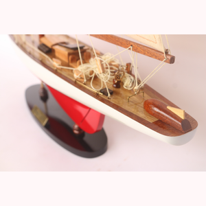 Gia Nhien Fabricant Design Personnalisé RANGER MODÈLE DE BATEAU EN BOIS PEINT-MODÈLE DE BATEAU EN BOIS DE HAUTE QUALITÉ-ARTISANAT - Product Image 6