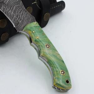 Traqueur personnalisable en acier Damas avec manche en bois couteau de camping couteau de traqueur de Offre Spéciale couteau de chasse en plein air - Product Image 6