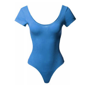 Kivotech Body de mujer personalizado Trajes Active Stretch Casual Manga corta Bodysuits para mujeres con alta calidad - Product Image 2