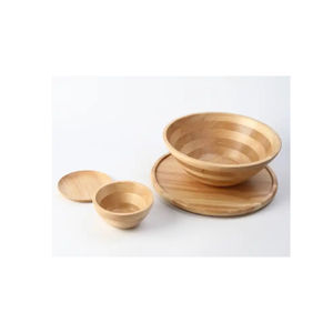 Cuencos de madera de acacia maciza, utensilios de cocina exclusivos de alta calidad al por mayor, cuencos artesanales hechos en madera para servir al precio más bajo - Product Image 6
