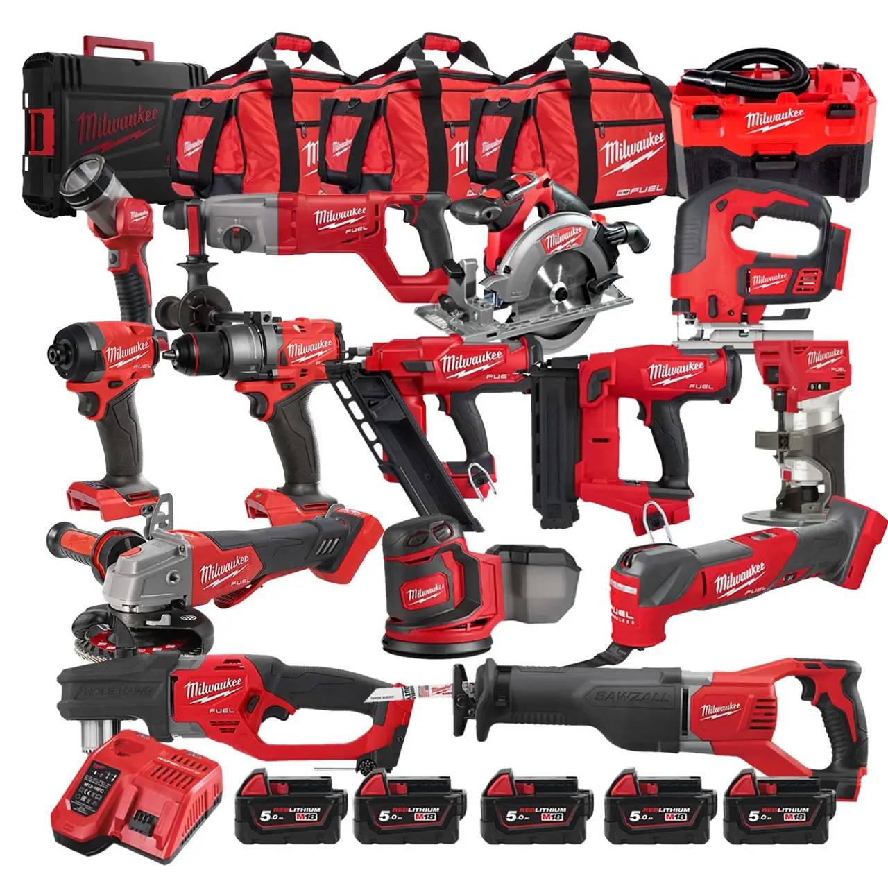 2024 Alle Verkoop Milwaukees 2695-15 Power Tools Combo Kit M18 20V Volledig Op Voorraad En Beschikbaar