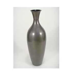 Maceta de jarrón de metal con acabado martillado para decoración del hogar - Product Image 6